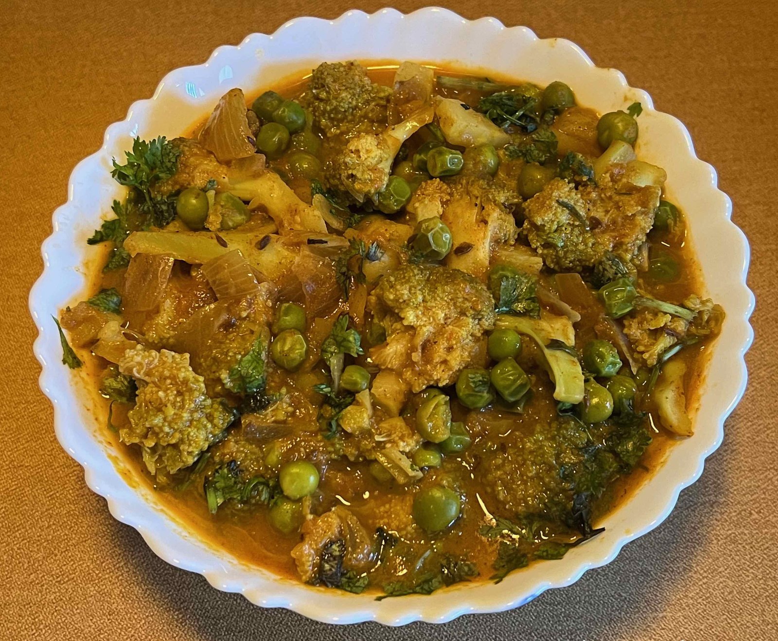 Broccoli Matar